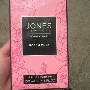 Jones New York Rose & Musk Fragrance in Pink Packaging